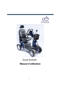 Mode d’emploi Excel Anholt Scooter de mobilité