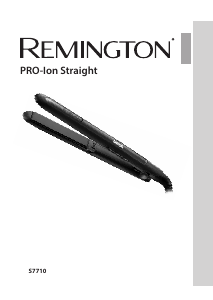 كتيب جهاز فرد الشعر S7710 PRO-Ion Remington