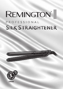 Руководство Remington S9600 Silk Выпрямитель волос