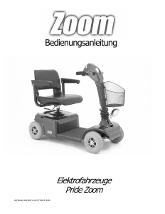 Bedienungsanleitung Pride Zoom Elektromobil