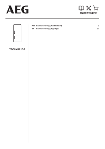 Bruksanvisning AEG TSC8M181DS Kyl-frys