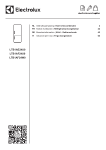 Handleiding Electrolux LTB1AE24U0 Koel-vries combinatie