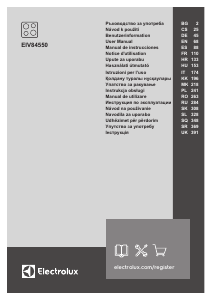 Руководство Electrolux EIV84550 Варочная поверхность