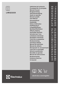 Kasutusjuhend Electrolux LHR3233CK Pliidiplaat