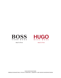 Bedienungsanleitung Hugo Boss 1502616 Novia Armbanduhr