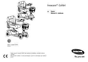 Manuál Invacare Colibri Invalidní skútr