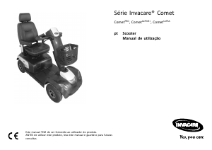 Manual Invacare CometALPINE+ Scooter de mobilidade