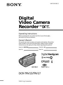 Handleiding Sony DCR-TRV17E Camcorder