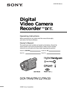 Handleiding Sony DCR-TRV20E Camcorder