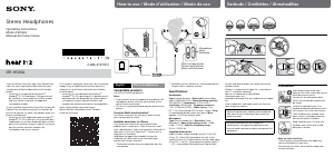 Manual de uso Sony IER-H500A Auriculares