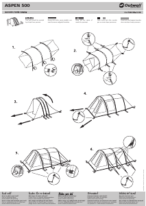 Manual Outwell Aspen 500 Tent