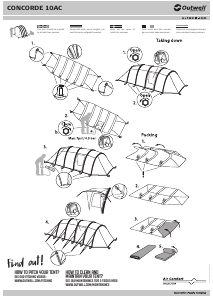 Mode d’emploi Outwell Concorde 10AC Tente