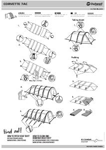 Mode d’emploi Outwell Corvette 7AC Tente