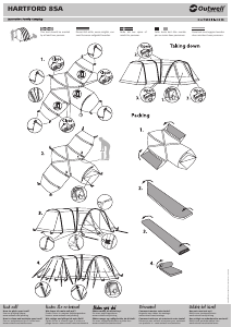 Handleiding Outwell Hartford 8SA Tent