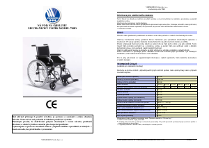 Manuál Vermeiren 708D Invalidní vozík