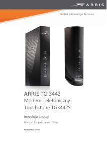 Instrukcja Arris TG3442S Touchstone Modem