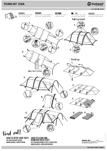Bedienungsanleitung Outwell Tomcat 5SA Zelt