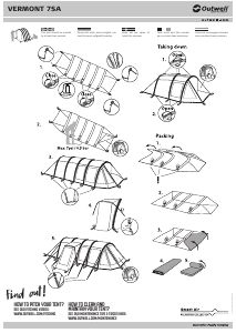 Mode d’emploi Outwell Vermont 7SA Tente