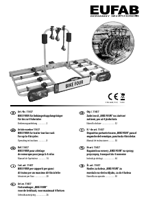 Manuale EUFAB Bike Four Portabiciclette