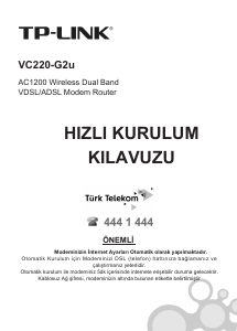 Kullanım kılavuzu TP-Link VC220-G2u Yönlendirici