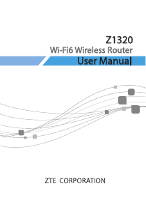 Manual ZTE Z1320 Router