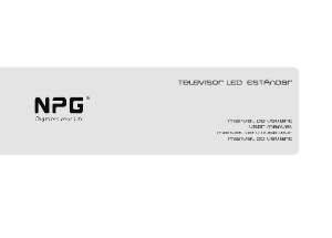 Manual de uso NPG NL-2970HHB Televisor de LED