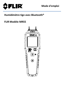 Mode d’emploi FLIR MR55 Humidimètre