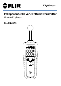 Käyttöohje FLIR MR59 Kosteusmittari