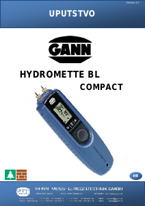 Priručnik GANN Hydromette BL Compact Mjerač vlage