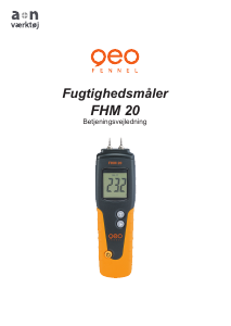 Brugsanvisning GEO-Fennel FHM 20 Fugtighedsmåler