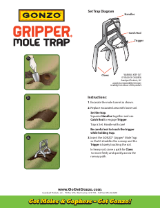 Handleiding Gonzo Gripper Mollenklem