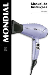 Manual Mondial SC-21 Secador de cabelo