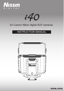 Manual Nissin i40 (for Canon) Flash