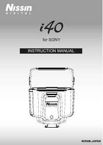 Handleiding Nissin i40 (for Sony) Flitser