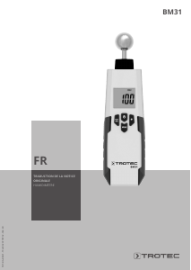 Mode d’emploi Trotec BM31 Humidimètre