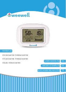 Manual Weewell WHM120 Thermometer