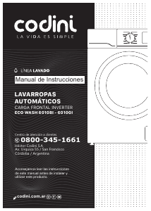 Manual de uso Codini Eco Wash 6010BI Lavadora