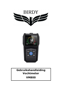 Handleiding Birdy VM800 Vochtmeter