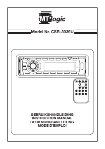 Manual MT Logic CSR-3039U Car Radio