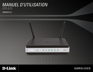Mode d’emploi D-Link DIR-615 Routeur