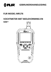 Handleiding FLIR MR176 Vochtmeter