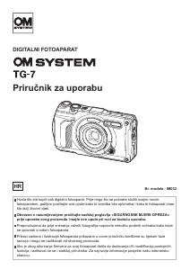Priručnik OM System TG-7 Digitalni fotoaparat