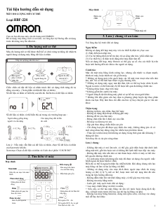 Hướng dẫn sử dụng Omron HBF-224 Karada Scan Cân