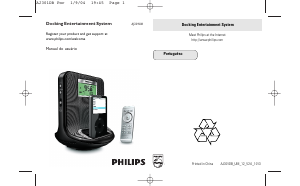 Manual Philips AJ301DB Rádio relógio