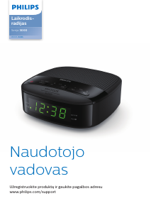 Vadovas Philips TAR3305 Radijo laikrodis su žadintuvu