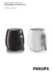 Mode d’emploi Philips HD9225 Viva Collection Airfryer Friteuse