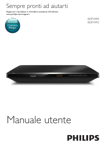 Manuale Philips BDP3490M Lettore blu-ray