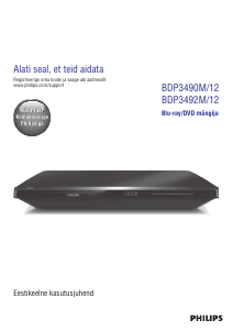 Kasutusjuhend Philips BDP3490M Blu-ray-mängija