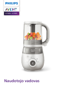 Vadovas Philips SCF883 Avent Virtuvės kombainas