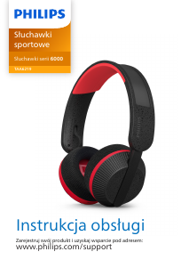 Instrukcja Philips TAA6219BK Słuchawki